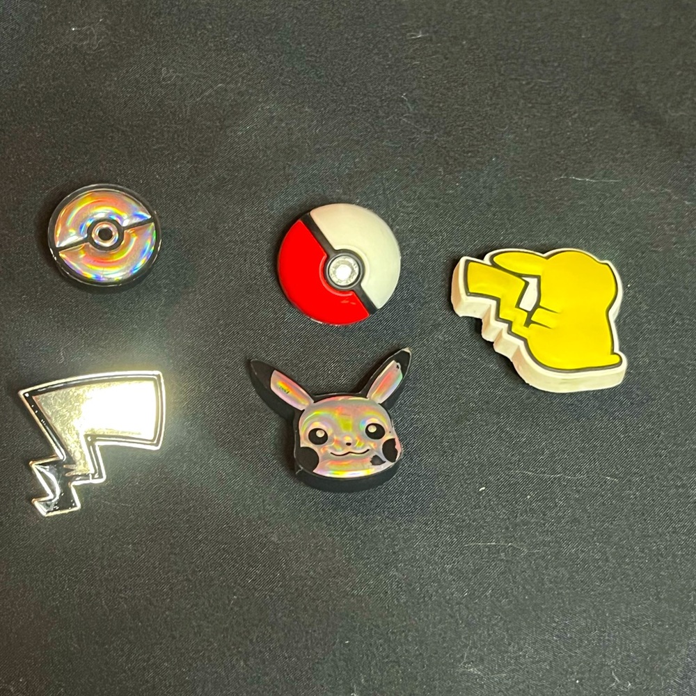Jibbitz Pokemon Croc Charms- set‎ of five